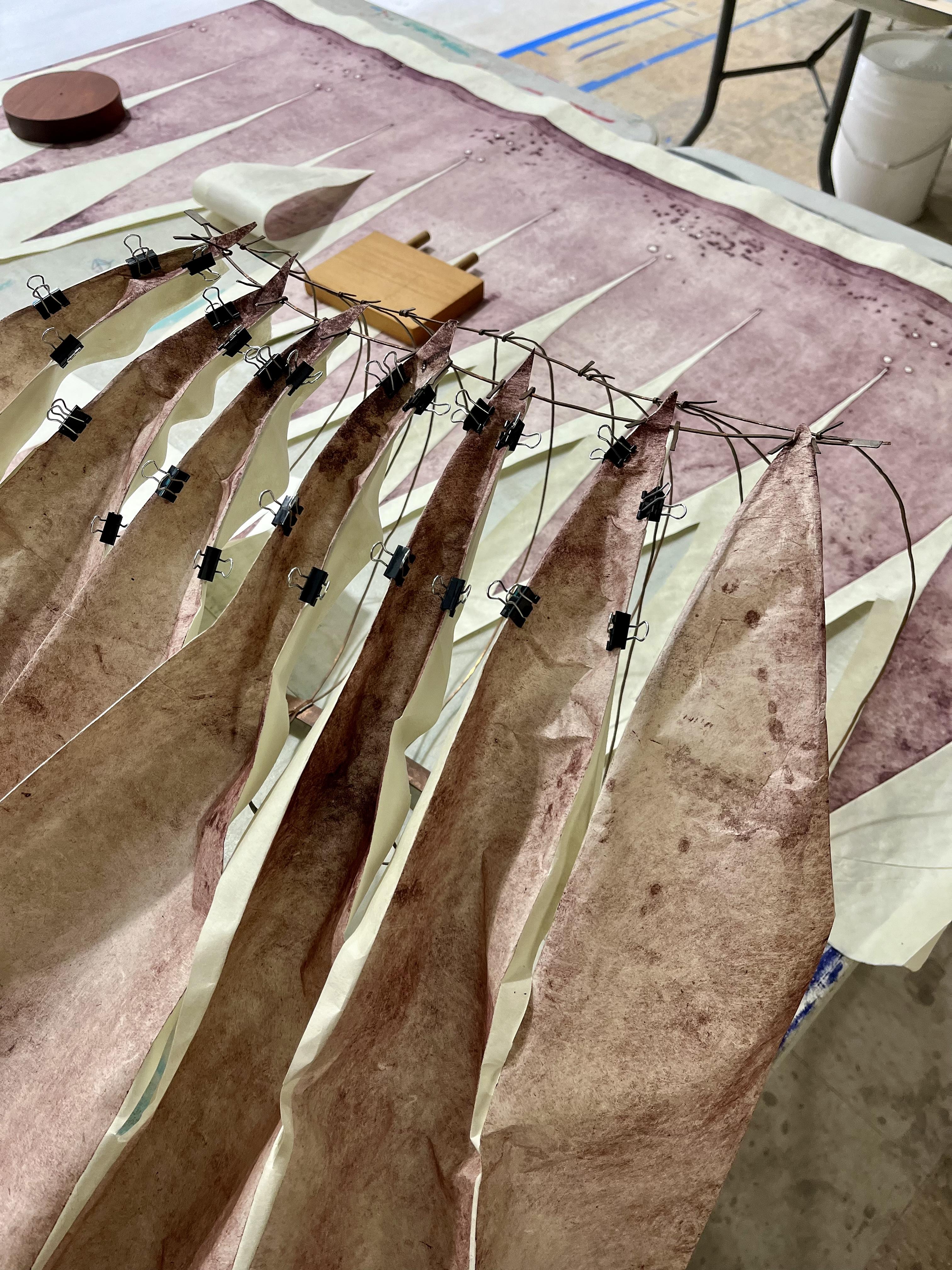 While working as an artist in residence at the Olivet Church Studios, spring/summer 2025.